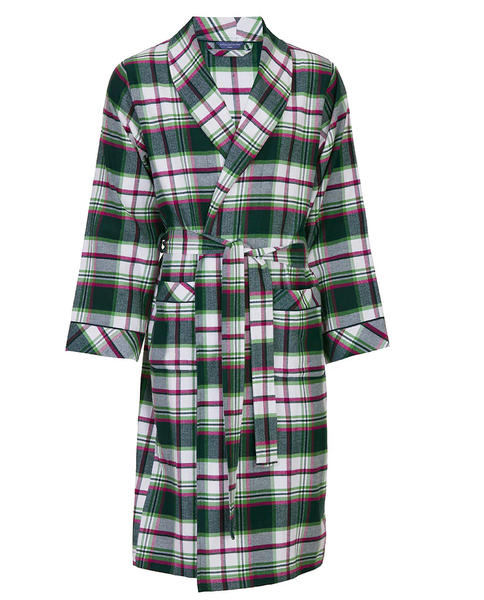 Халат чоловічий Cyberjammies Forrest 3051 S ЗЕЛЕНИЙ у клітинку т1624 фото