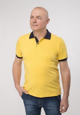 Футболка поло чоловіча Luca Bertelli Polo 31017Т L жовтий а0533 фото