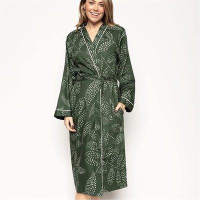 Халат жіночий довгий Cyberjammies Imogen 9345 16 (48/XL) хакі т0526-М1905-М0799 фото