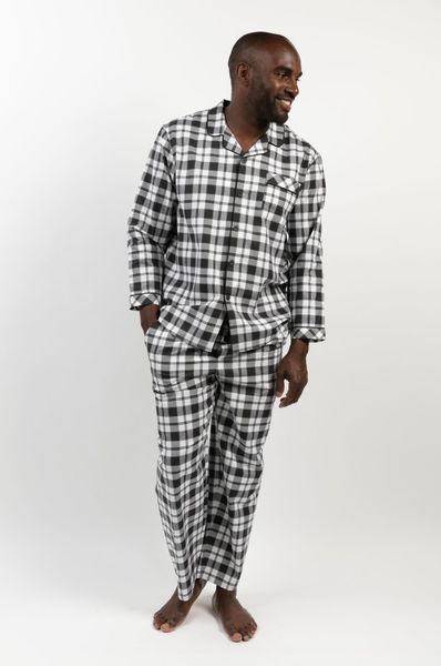 Штани піжамні чоловічі Cyberjammies Mason 6814 M ЧОРНО-БІЛИЙ т0743 фото