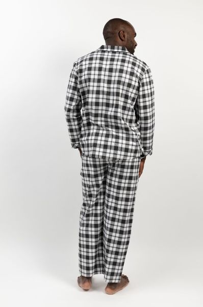Штани піжамні чоловічі Cyberjammies Mason 6814 L чорно-біла клітинка т0743-З0007-L1372 фото