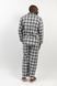 Штани піжамні чоловічі Cyberjammies Mason 6814 L чорно-біла клітинка т0743-З0007-L1372 фото 3