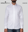 Сорочка чоловіча Luca Bertelli 30620С L білий