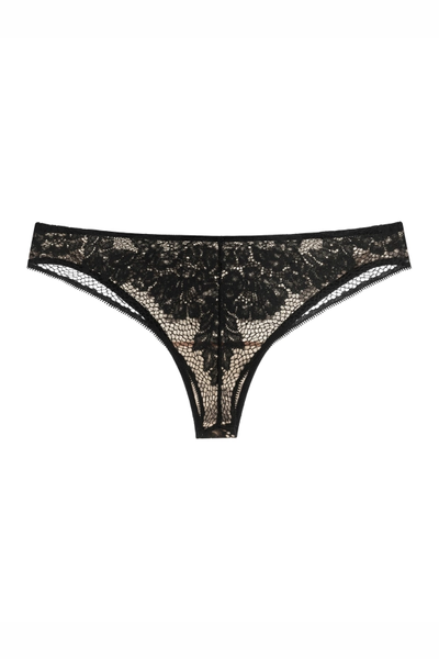 Труси бразиліана жіночі Obrana Peony 808-20 42 ЧОРНИЙ т1435 фото