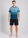 Піжама чоловіча футболка та шорти Gotzburg Celio 451287-4007 52/L чорний/смужка 13419 фото 1