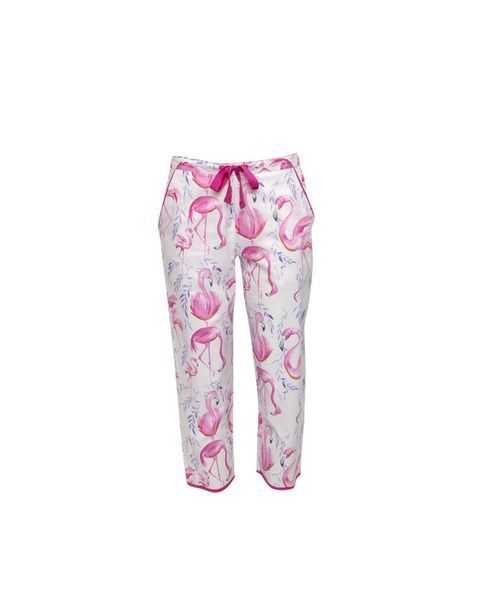 Штани домашні жіночі Cyberjammies Fifi 9629 8 (40/XS) білий з принтом фламінго т0765-М1925-М0376 фото