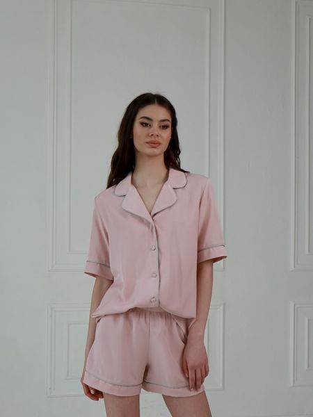 Шорти жіночі домашні Komilfo Lilu 4105 52/2XL рожева орхідея т0264-L1365-g0028 фото