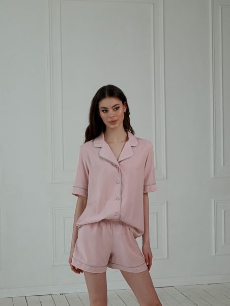 Шорти жіночі домашні Komilfo Lilu 4105 52/2XL рожева орхідея т0264-L1365-g0028 фото