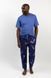 Піжамні штани чоловічі Cyberjammies Jamie 6804 XL синій з принтом сноуборду т0663 фото 2