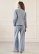 Комплект жіночий світшот та штани Komilfo Kylian 2230/1-3201 S блакитний т1988 фото 3
